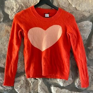 J. Crew: Women’s Wool Heart Sweater